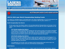Tablet Screenshot of lasersdownunder.com